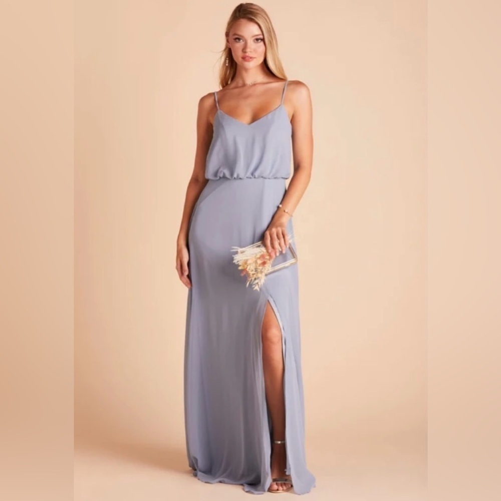 Birdy Grey Light Blue Maxi Dress